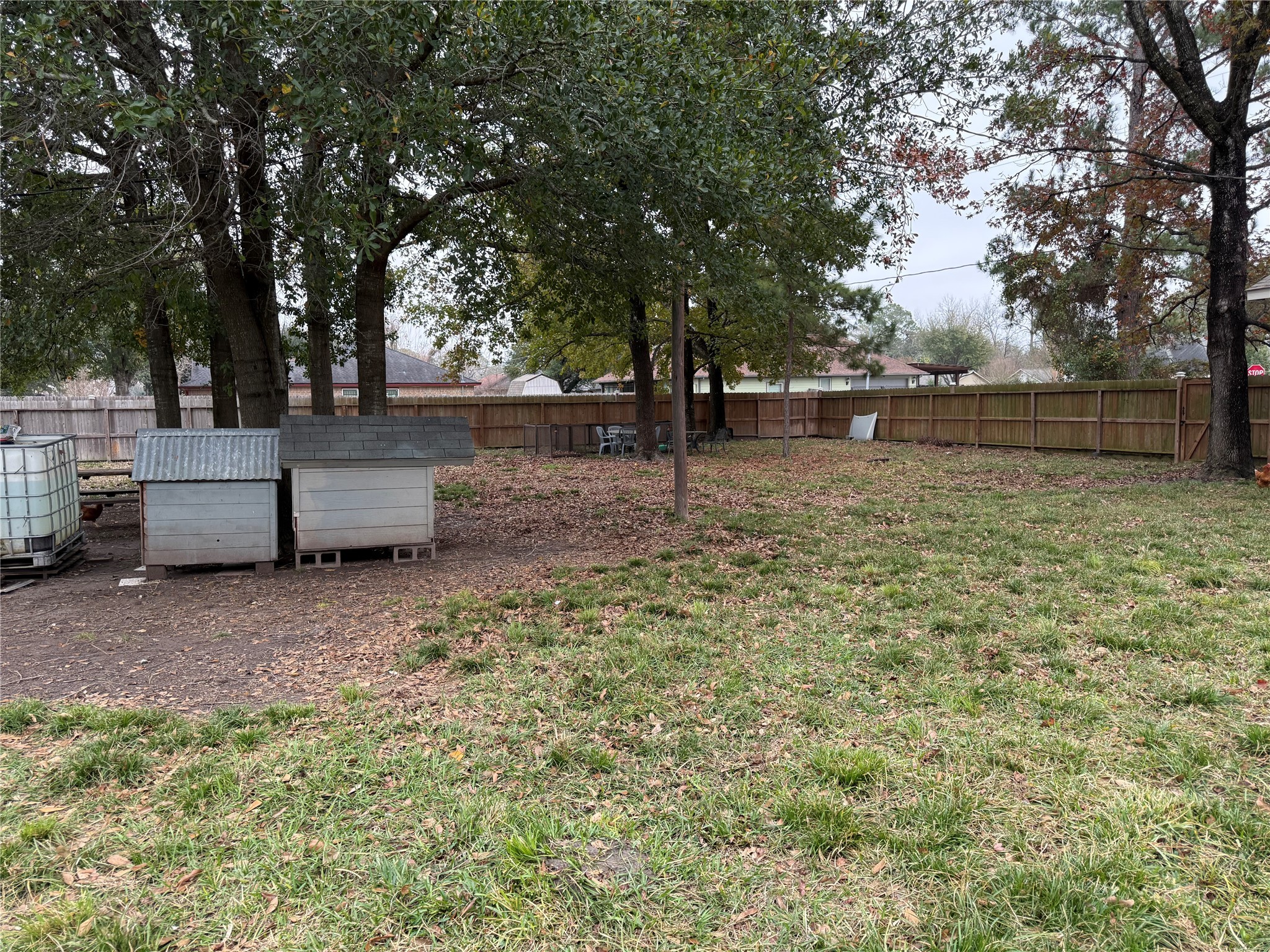 3003 Vega Houston, TX 77088 - Photo 11 of 13 a backyard of a house with lots of green space
