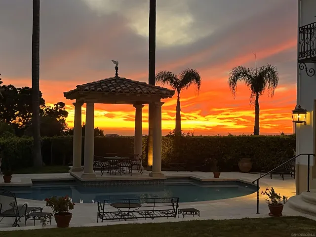 a front view of a house with ocean view
