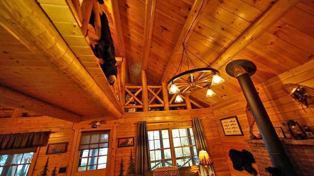 803 Chadwick Pt Road Weston, ME 04424 - Photo 39 of 116 cathedral-log-lake-home