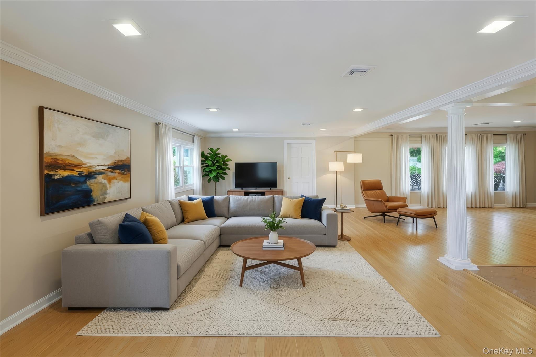 79 Constellation Road Levittown, NY 11756 - Photo 5 of 36 Living room staged