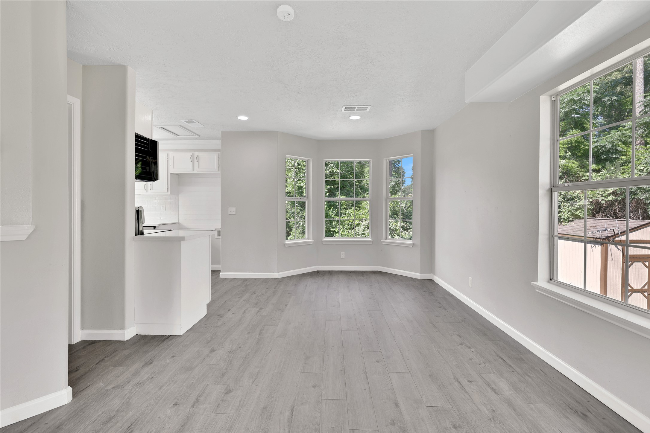 31 Montego Way Point Blank, TX 77364 - Photo 6 of 23 an empty room with wooden floor and windows