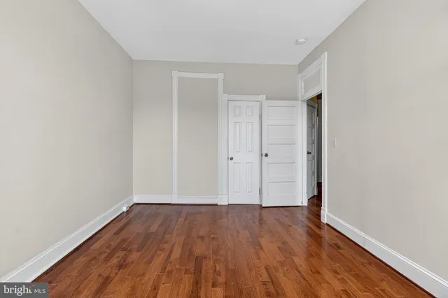 a view of wooden floor in a room
