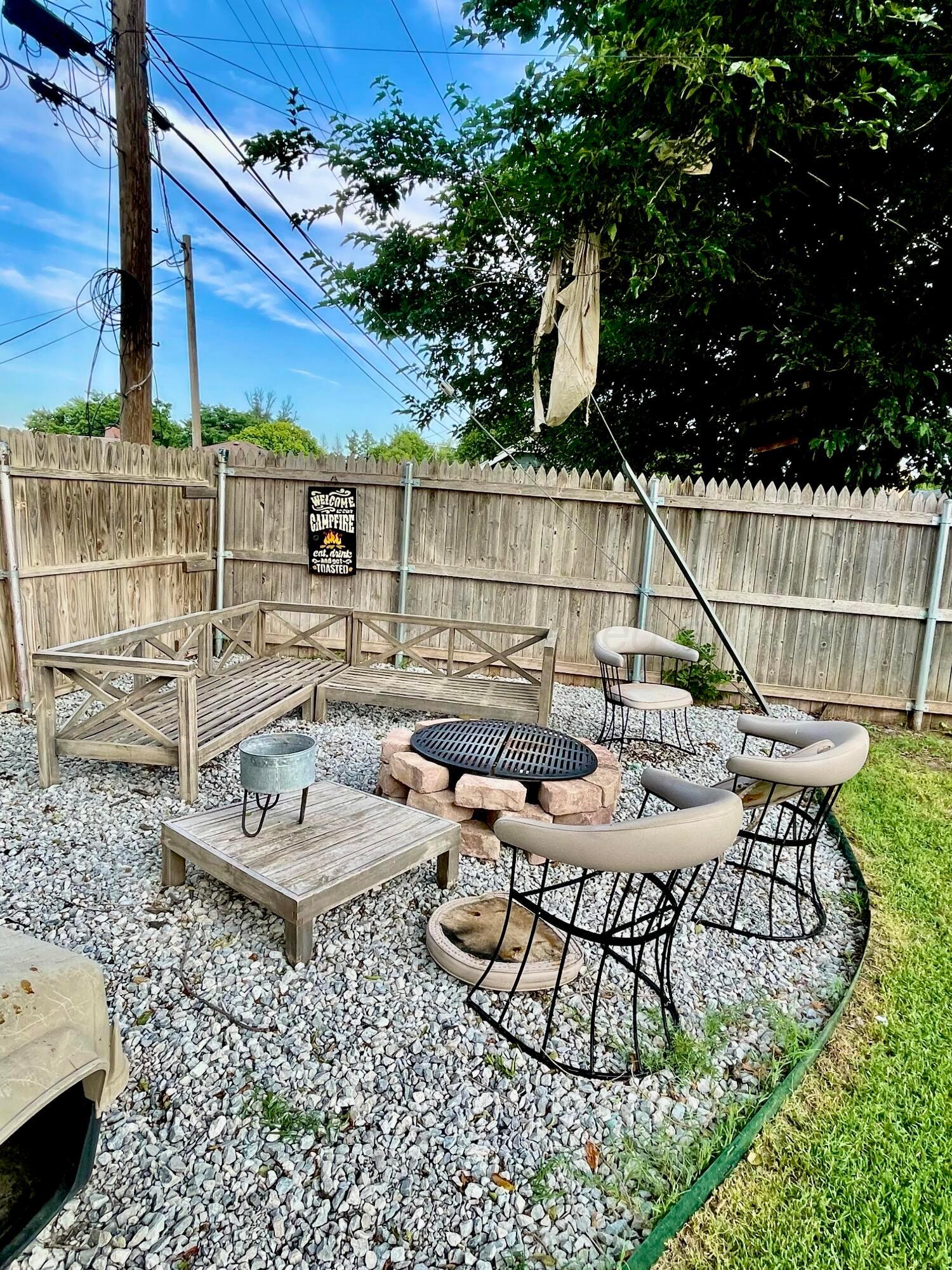 2406 Juniper Drive Amarillo, TX 79109 - Photo 5 of 28 a view of a roof deck with couches and potted plants
