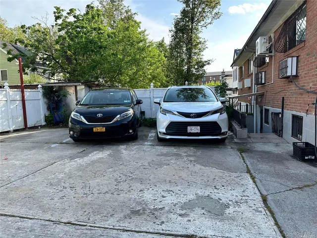 a car parked in a parking lot