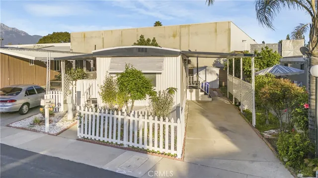 a view of a house with a porch
