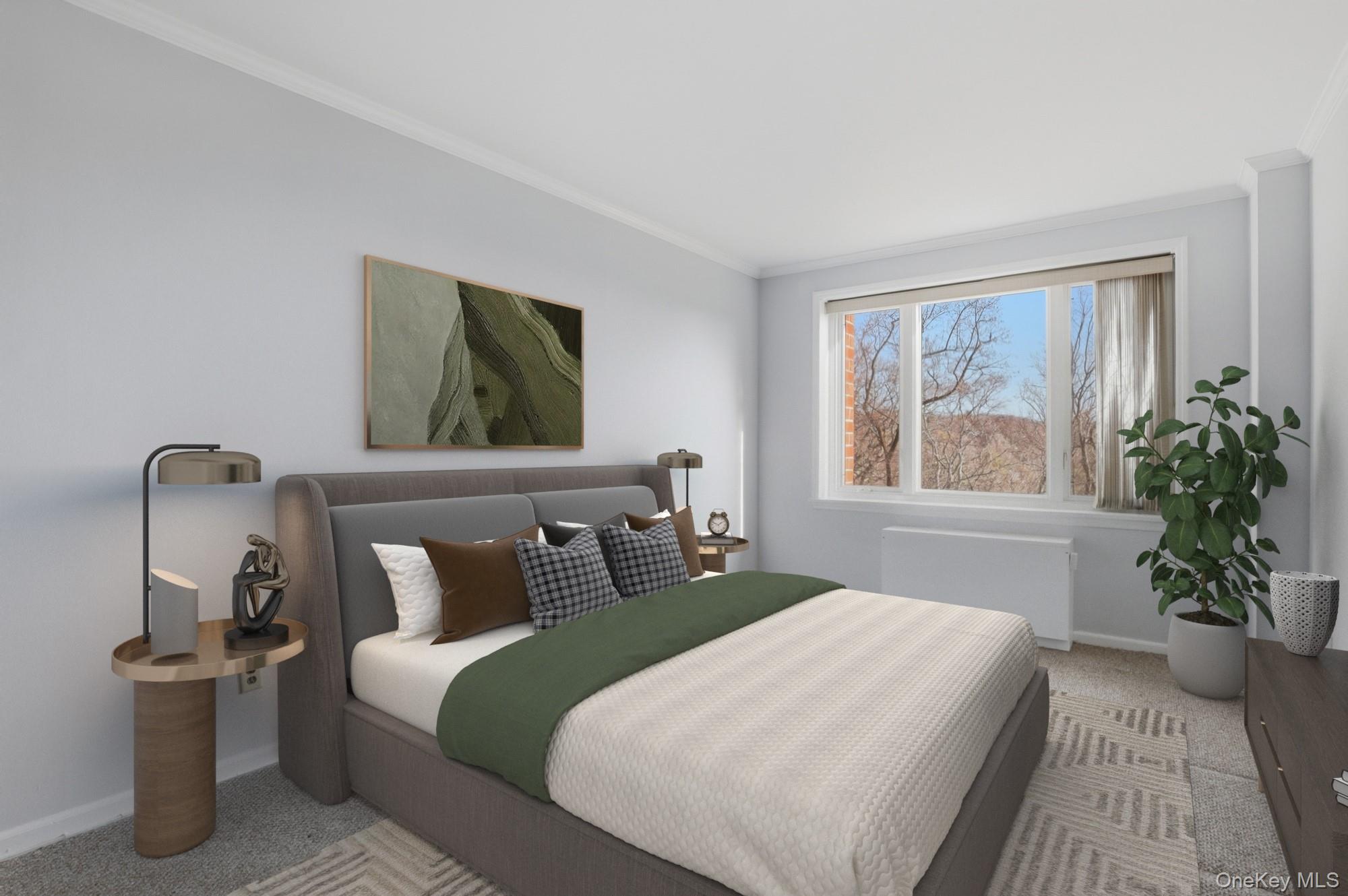 16 Rockledge Avenue, Unit 2C1 Ossining, NY 10562 - Photo 20 of 48 a bedroom with a bed and window