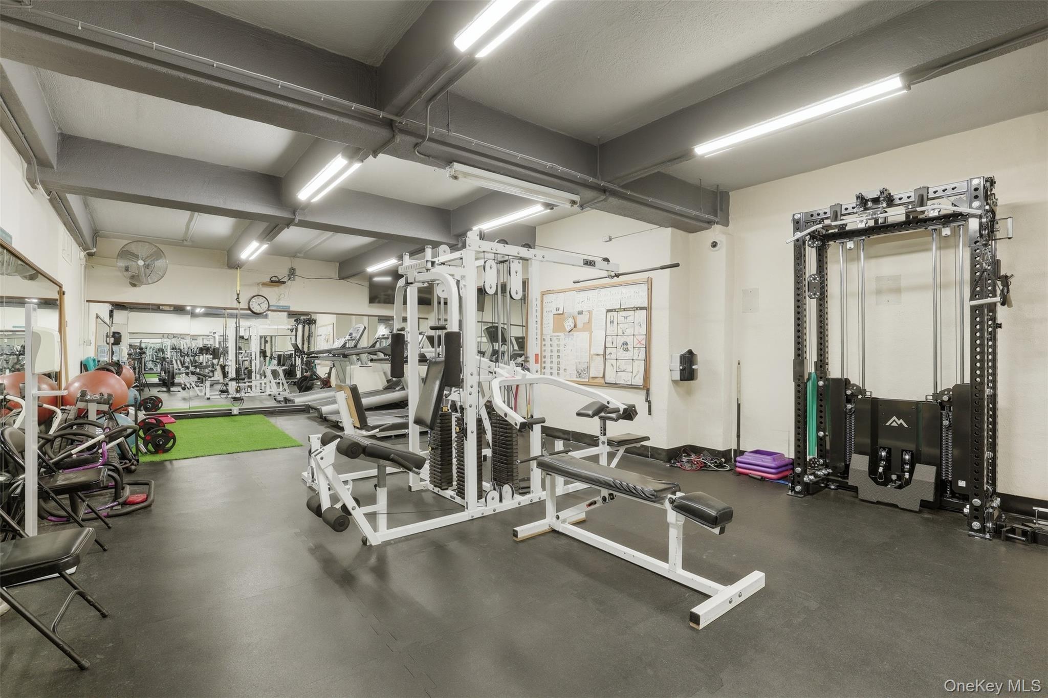 16 Rockledge Avenue, Unit 2C1 Ossining, NY 10562 - Photo 41 of 48 a view of a room with gym equipment