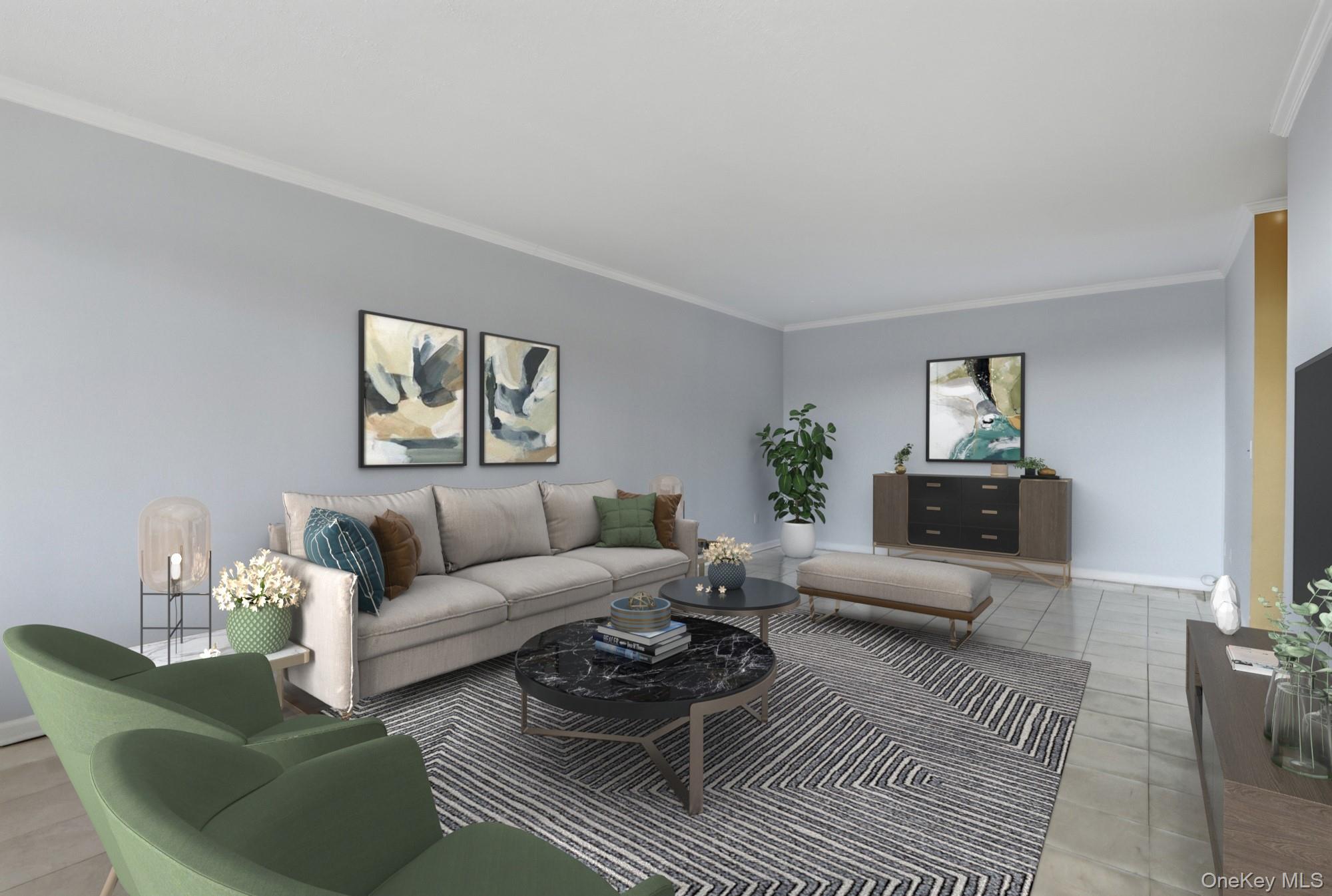 16 Rockledge Avenue, Unit 2C1 Ossining, NY 10562 - Photo 5 of 48 a living room with furniture and a fireplace