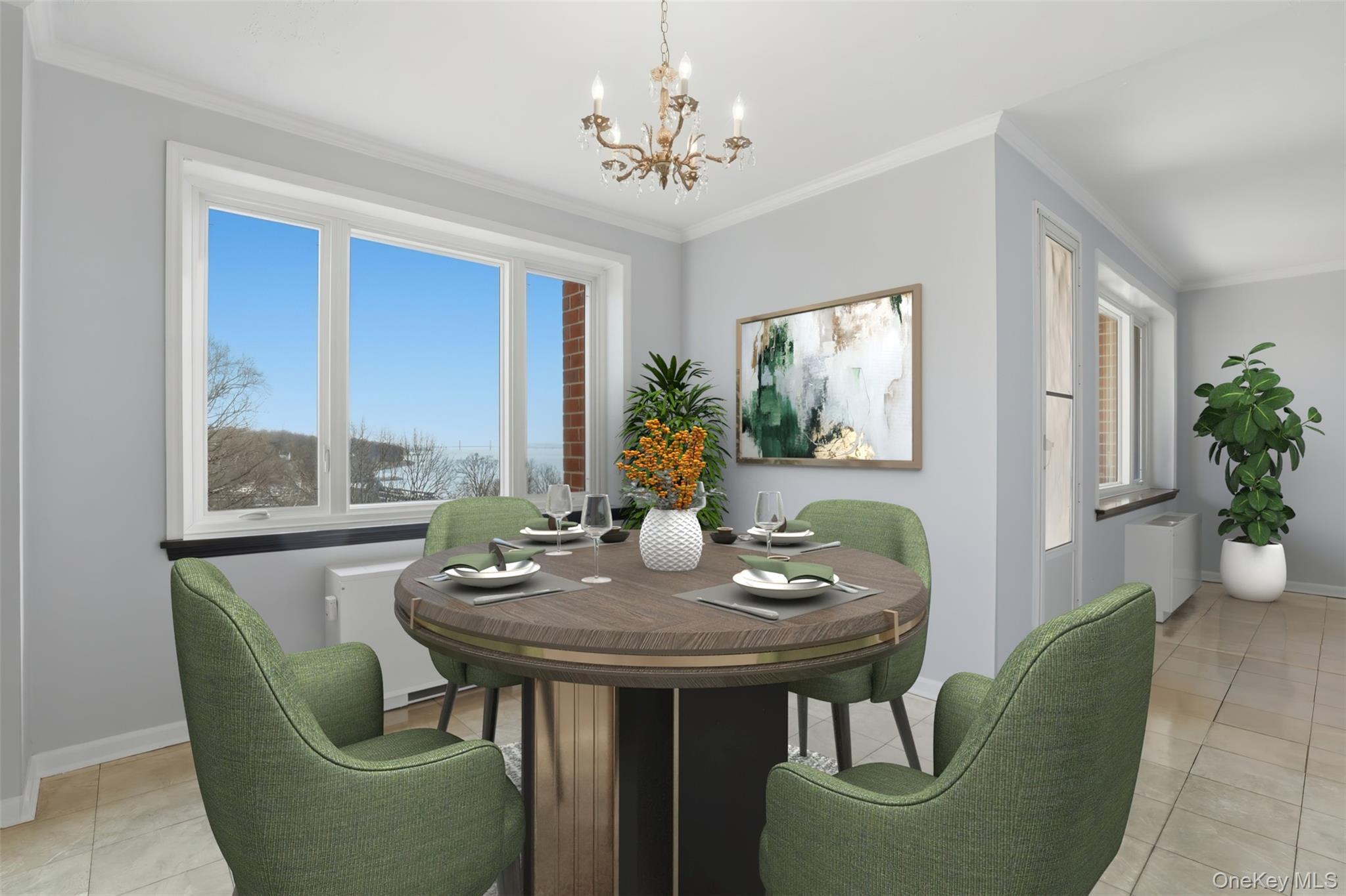 16 Rockledge Avenue, Unit 2C1 Ossining, NY 10562 - Photo 9 of 48 a view of a dining room with furniture and window