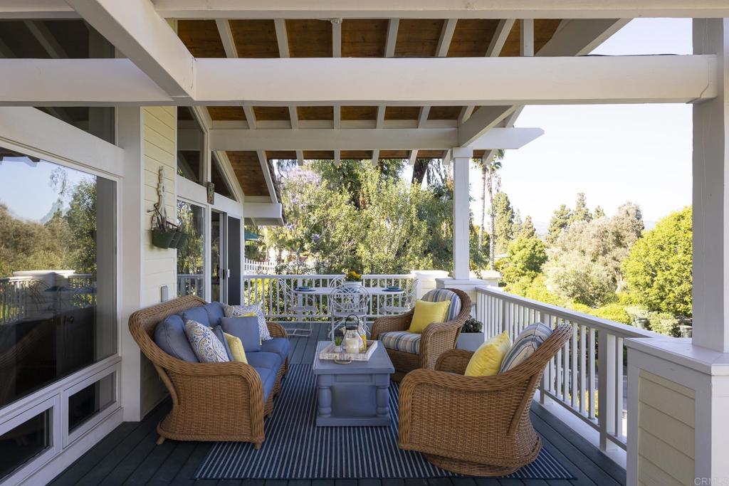 594 Rancho Santa Fe Road Encinitas, CA 92024 - Photo 19 of 47 a balcony with furniture and outdoor view