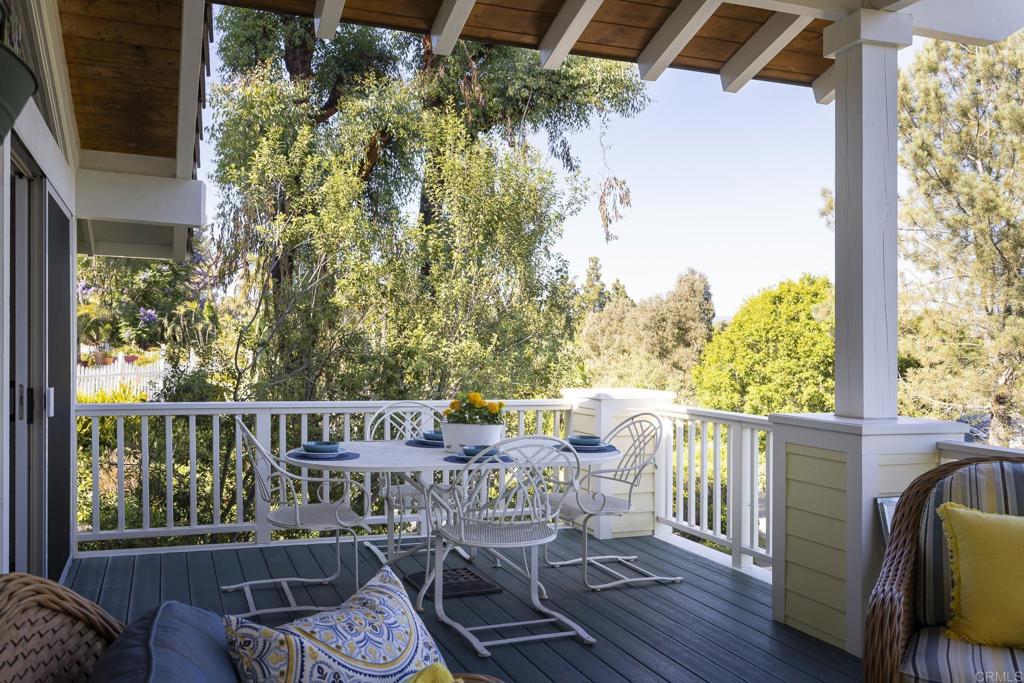594 Rancho Santa Fe Road Encinitas, CA 92024 - Photo 20 of 47 a view of a balcony with wooden floor