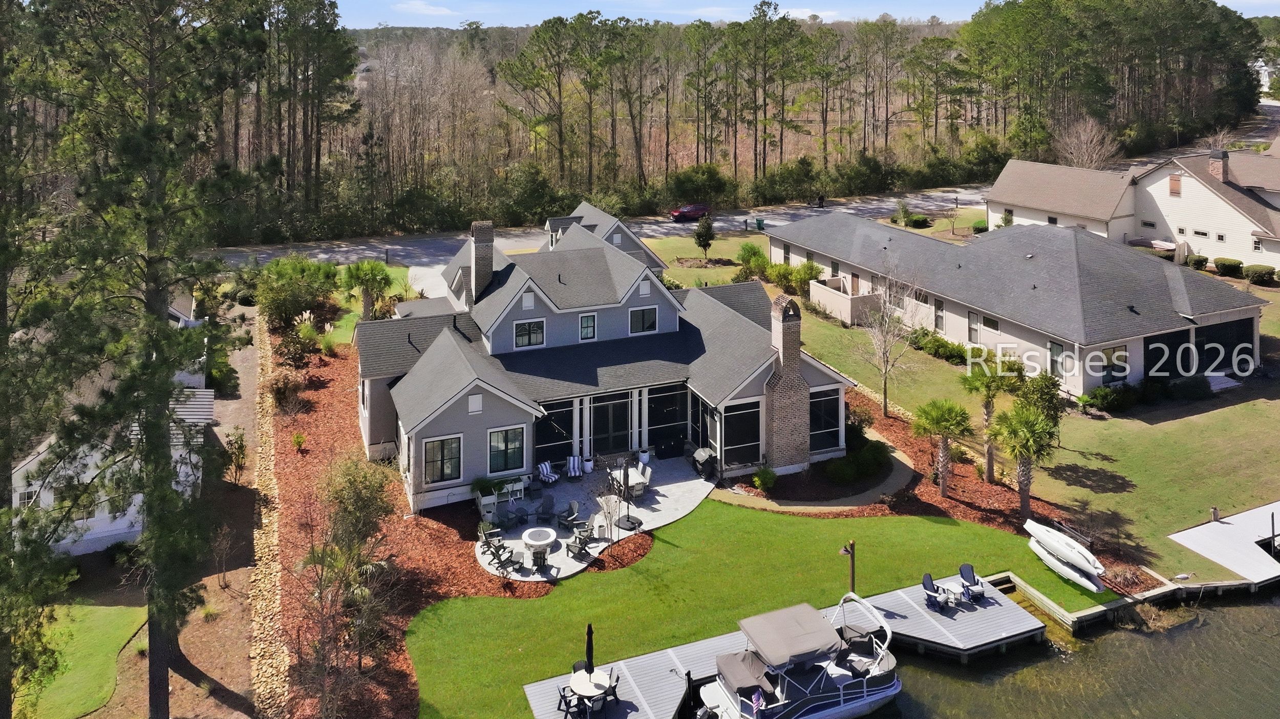 20 Fish Dancer Court Bluffton, SC 29910 - Photo 77 of 89 Aerial back view