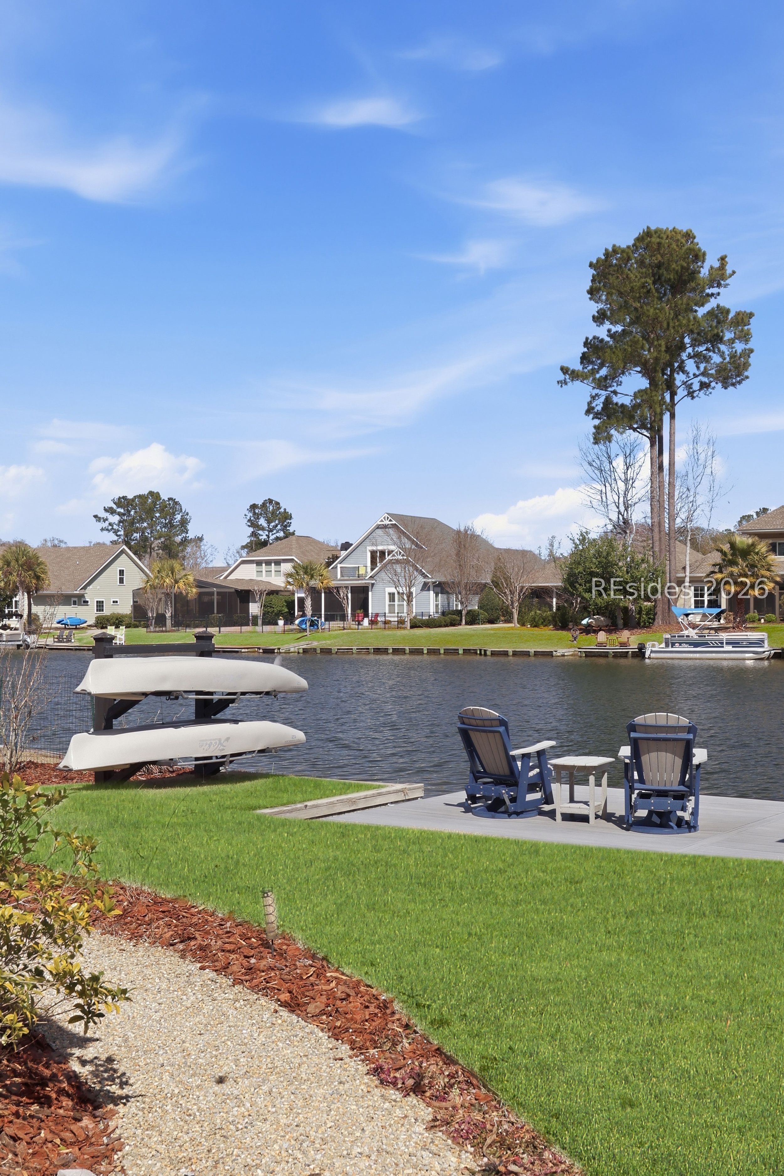 20 Fish Dancer Court Bluffton, SC 29910 - Photo 80 of 89 Kayak slip next to your dock.