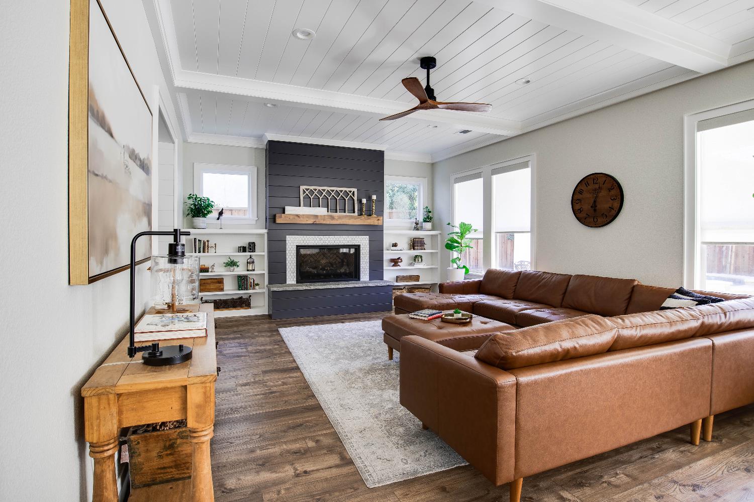 637 Rebekah Court Ripon, CA 95366 - Photo 24 of 69 a living room with furniture and a fireplace