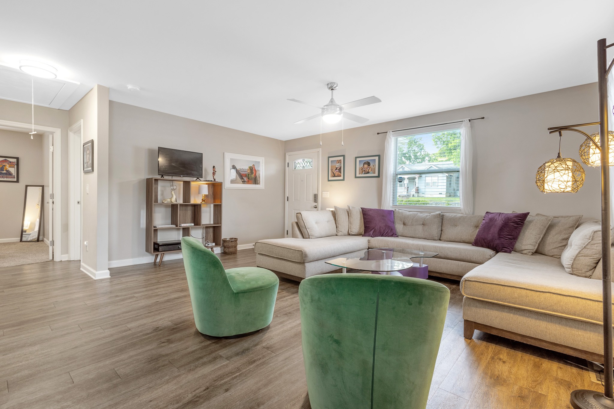404 Elm Street Madison, TN 37115 - Photo 5 of 28 a living room with furniture and a wooden floor