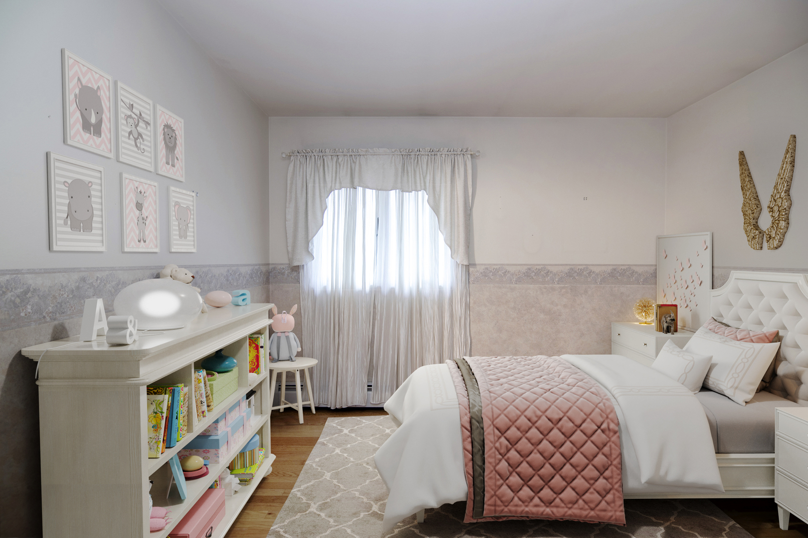 6508 Cedar Road Oak Forest, IL 60452 - Photo 13 of 27 a bedroom with a bed window and book shelf