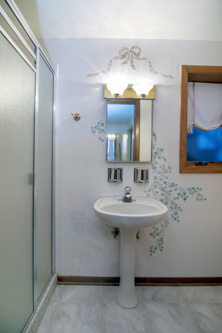 6508 Cedar Road Oak Forest, IL 60452 - Photo 21 of 27 a bathroom with a sink and a mirror