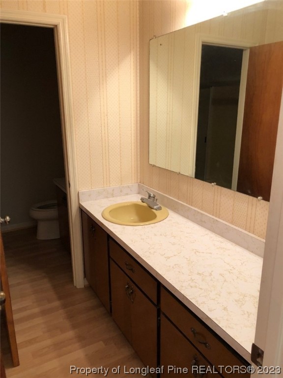 846 Bee Gee Road Lumberton, NC 28358 - Photo 41 of 42 a bathroom with a sink and a mirror