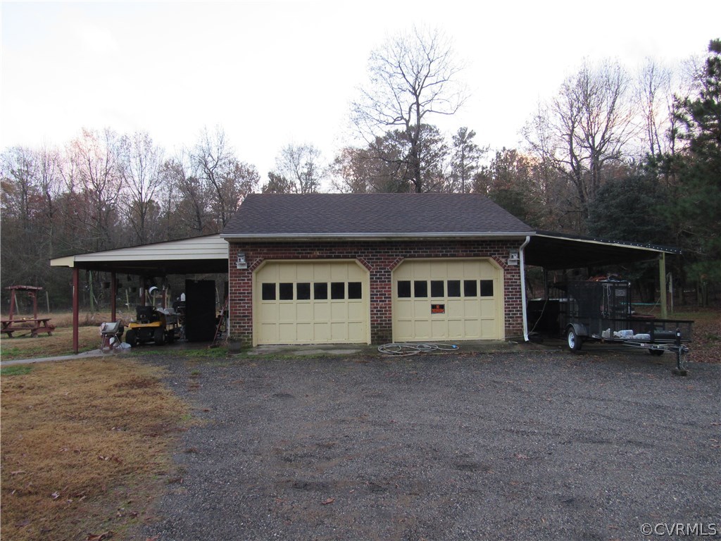 10045 Deerfield Road Providence Forge, VA 23140 - Photo 8 of 33 2 Car Detached Garage w/lean to's on each side