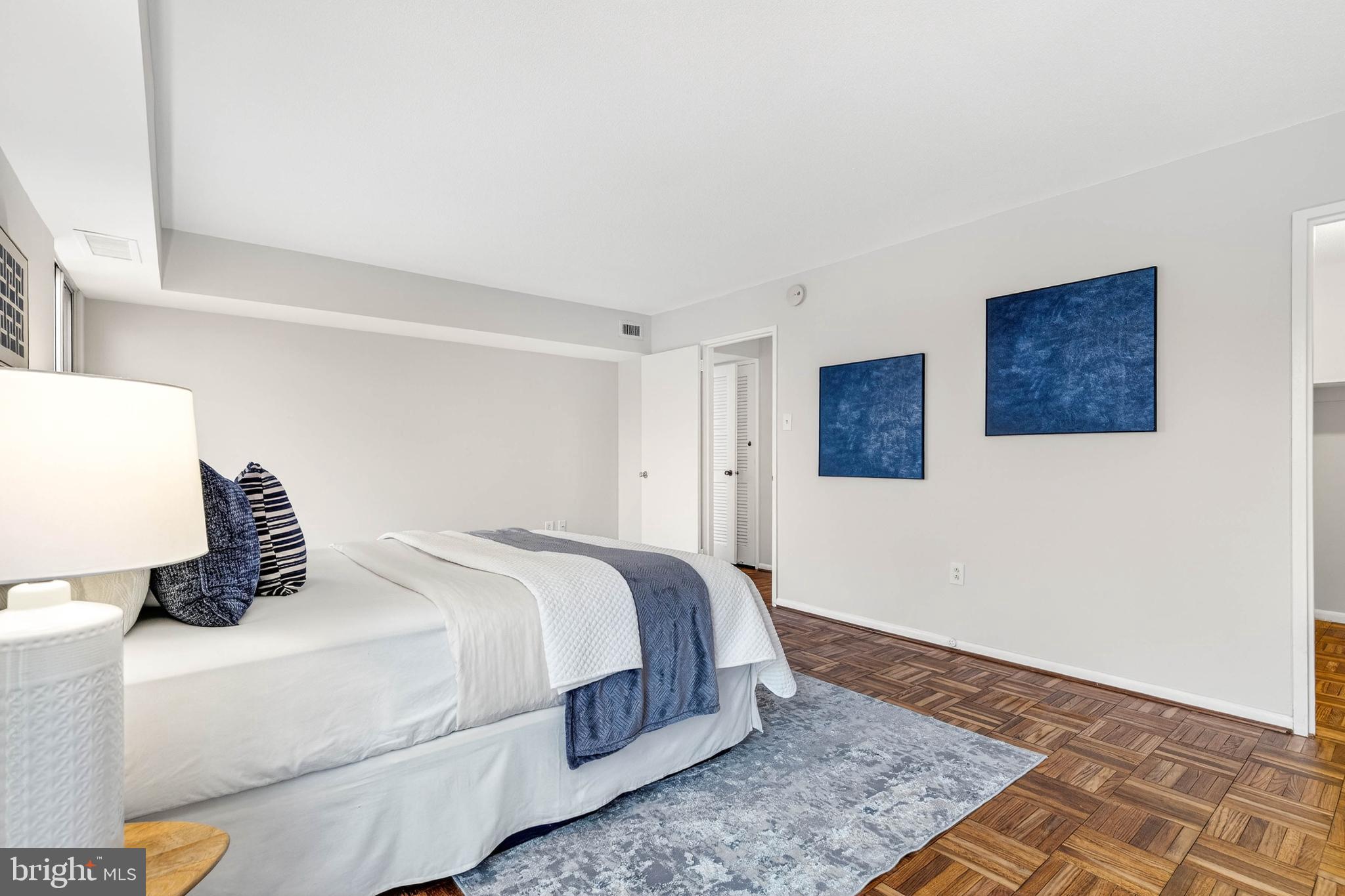 700 7th Street Southwest, Unit 826 Washington, DC 20024 - Photo 19 of 49 Serene bedroom with modern accents.