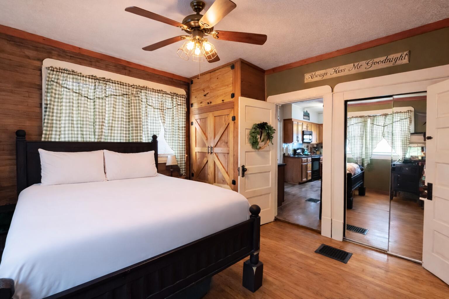 413 Elm Street Ravenna, KY 40472 - Photo 23 of 42 Rustic yet elegant bedroom!