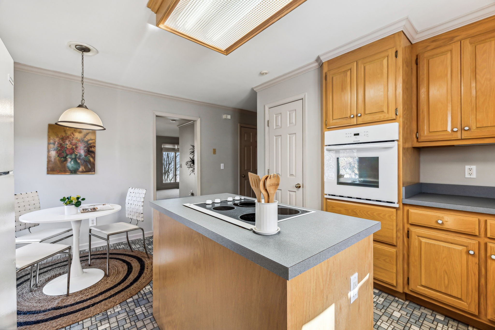 700 3rd Avenue West Springfield, TN 37172 - Photo 20 of 55 a kitchen with stainless steel appliances granite countertop a stove a sink and a microwave
