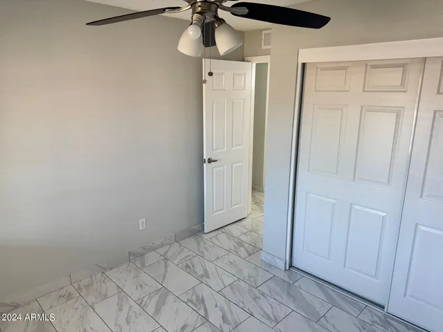 a view of a closet area