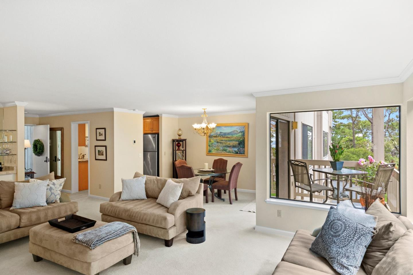 51 Shepherds Knoll Road, Unit 51 Monterey, CA 93940 - Photo 1 of 18 a living room with furniture and a large window