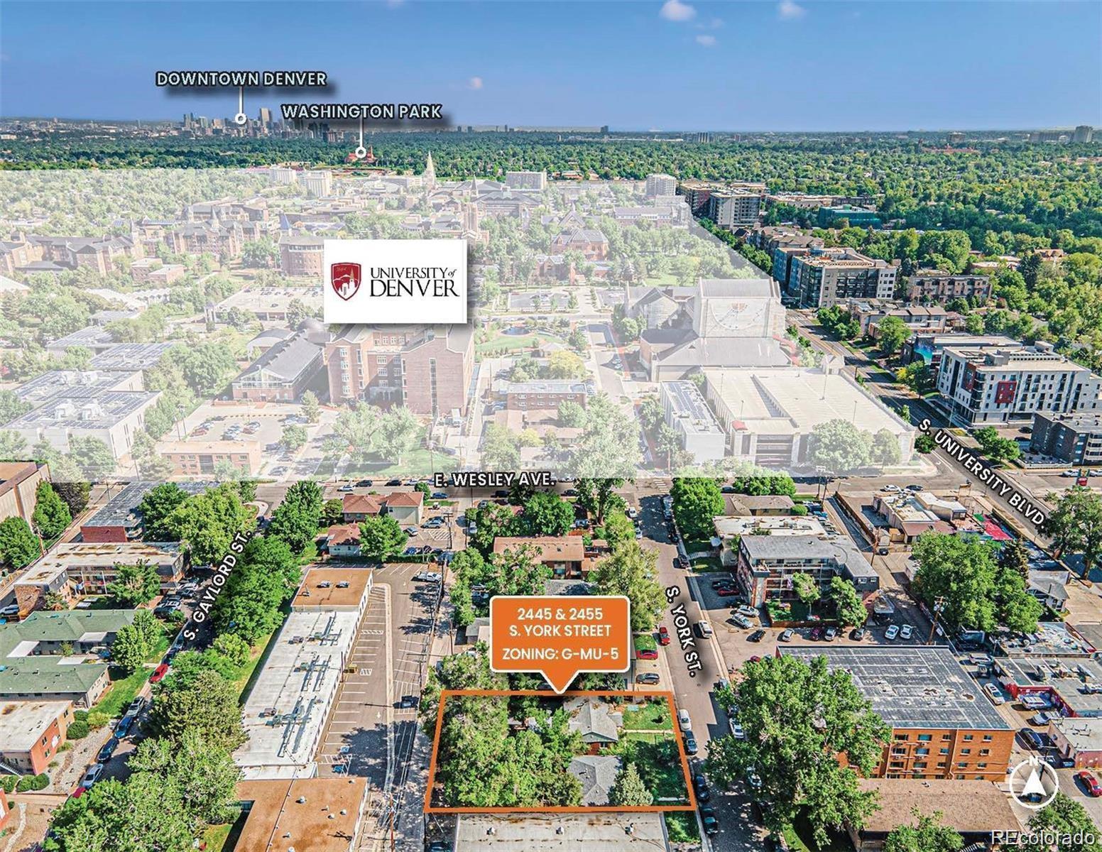 Undisclosed Address Denver, CO 80210 - Photo 2 of 31 an aerial view of residential building and lake