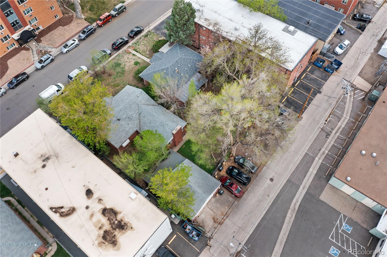 Undisclosed Address Denver, CO 80210 - Photo 25 of 31 an aerial view of a house with a yard