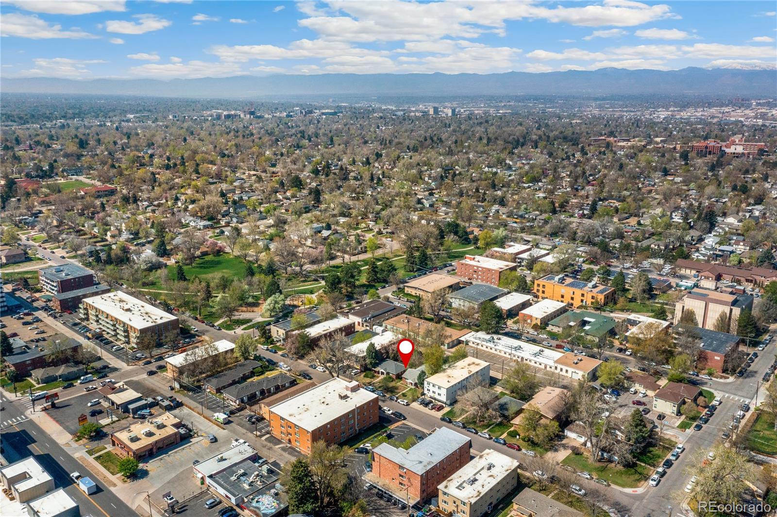 Undisclosed Address Denver, CO 80210 - Photo 28 of 31 an aerial view of a city