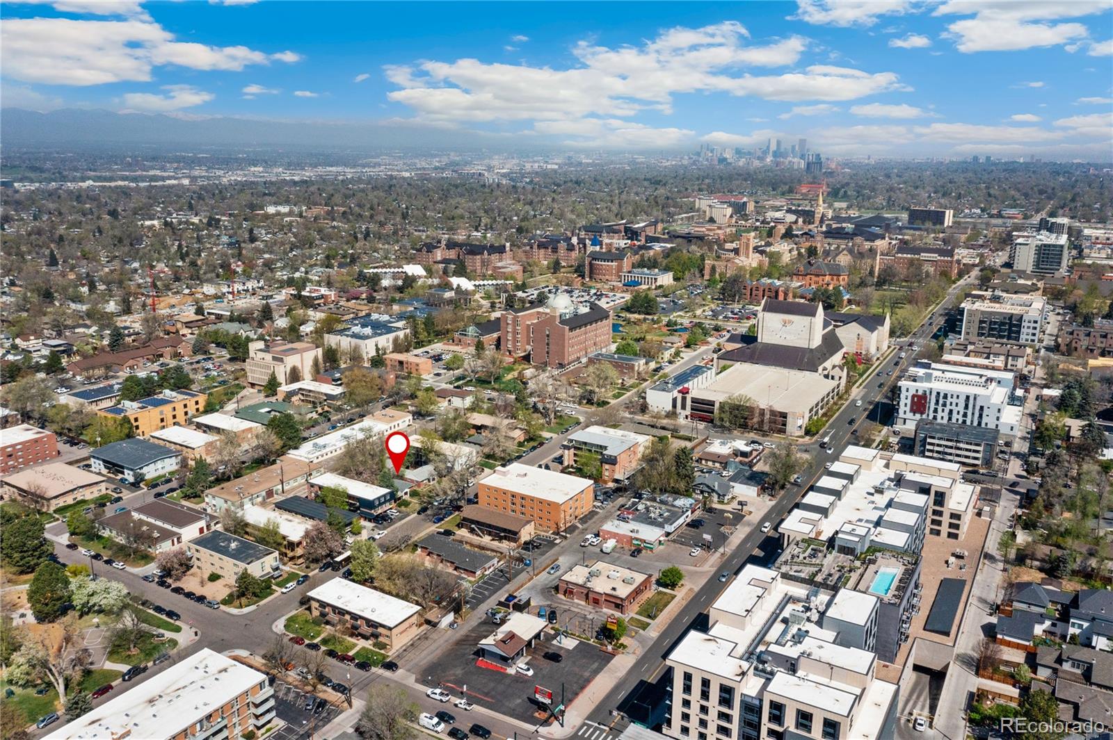 Undisclosed Address Denver, CO 80210 - Photo 31 of 31 an aerial view of a city