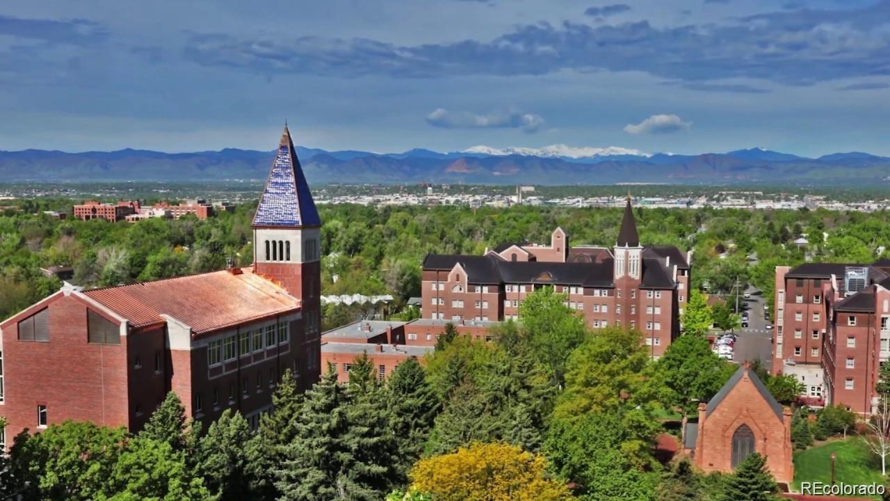 Undisclosed Address Denver, CO 80210 - Photo 4 of 31 a view of a terrace with a garden and outdoor seating
