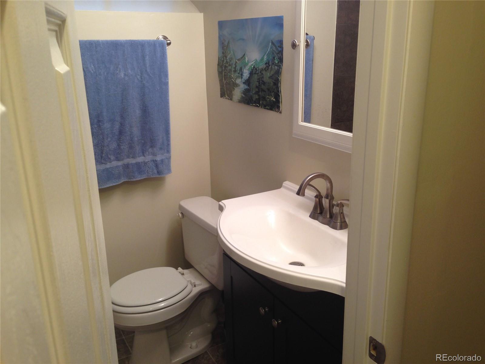 Undisclosed Address Denver, CO 80210 - Photo 8 of 31 a bathroom with a sink and a toilet