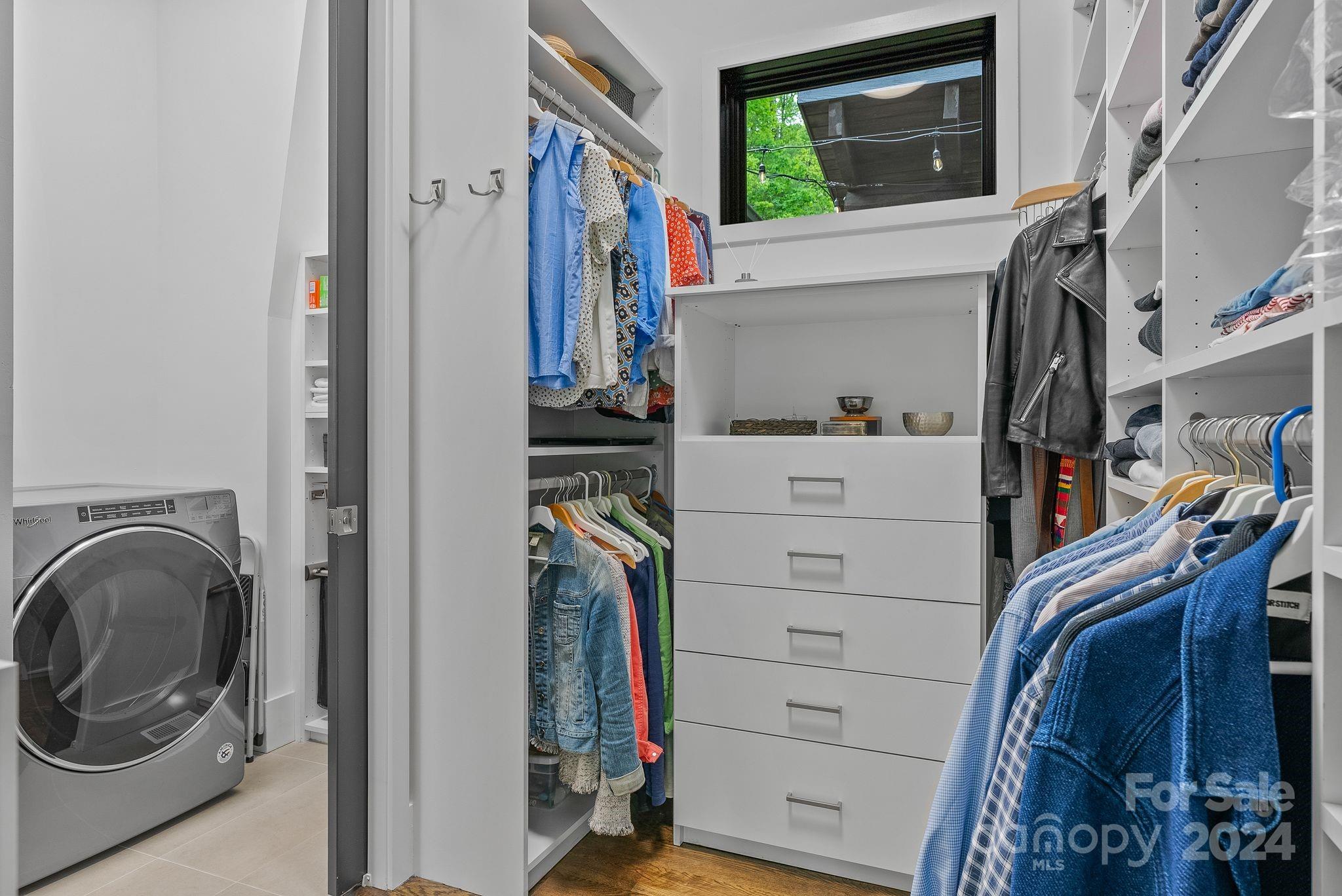 38 Brookwood Road Asheville, NC 28804 - Photo 33 of 45 a view of walk in closet with clothes and shoes