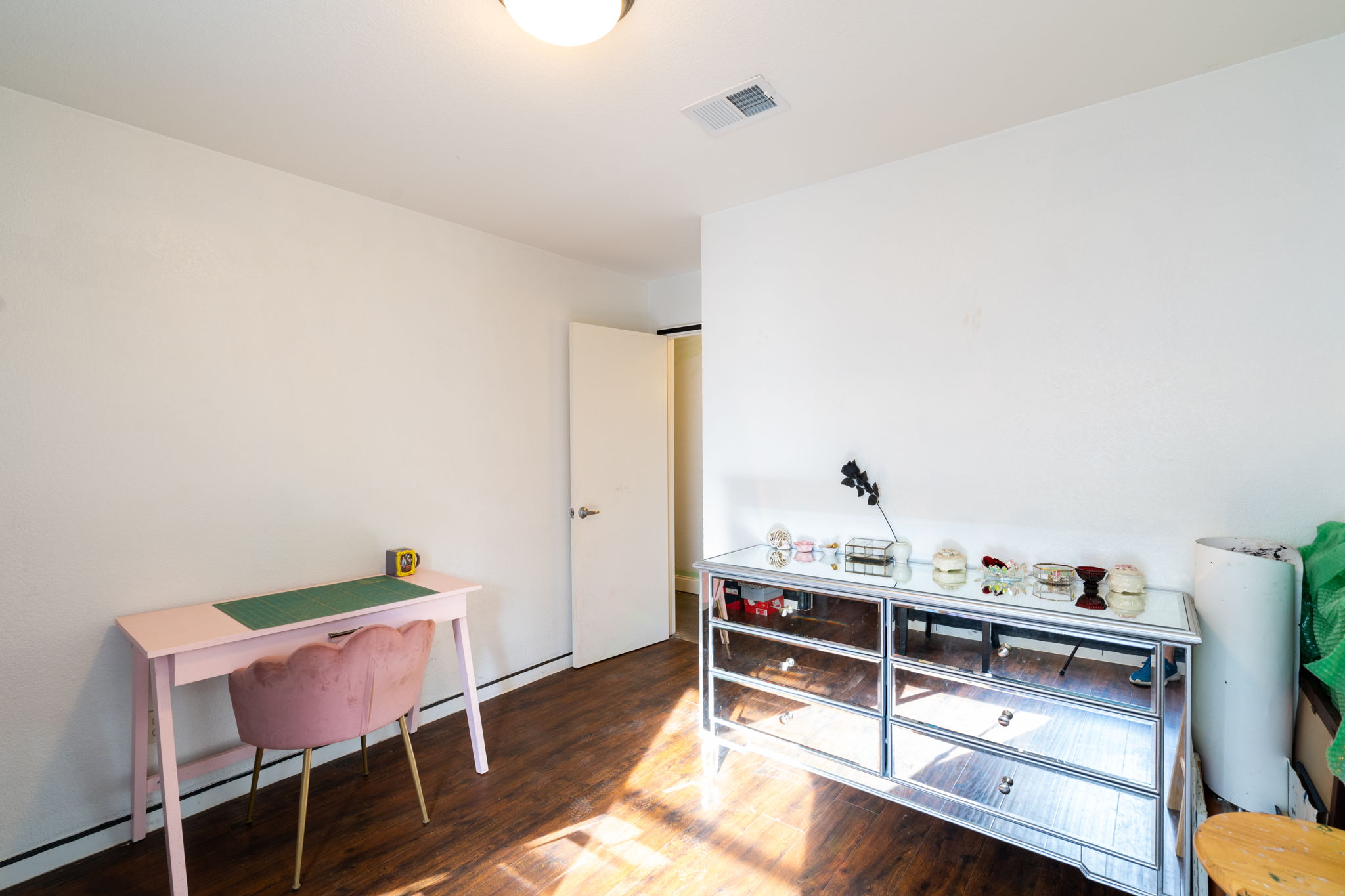 5611 Meadow Crest Austin, TX 78744 - Photo 18 of 26 Office with wood finished floors