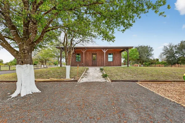 front view of house with a yard