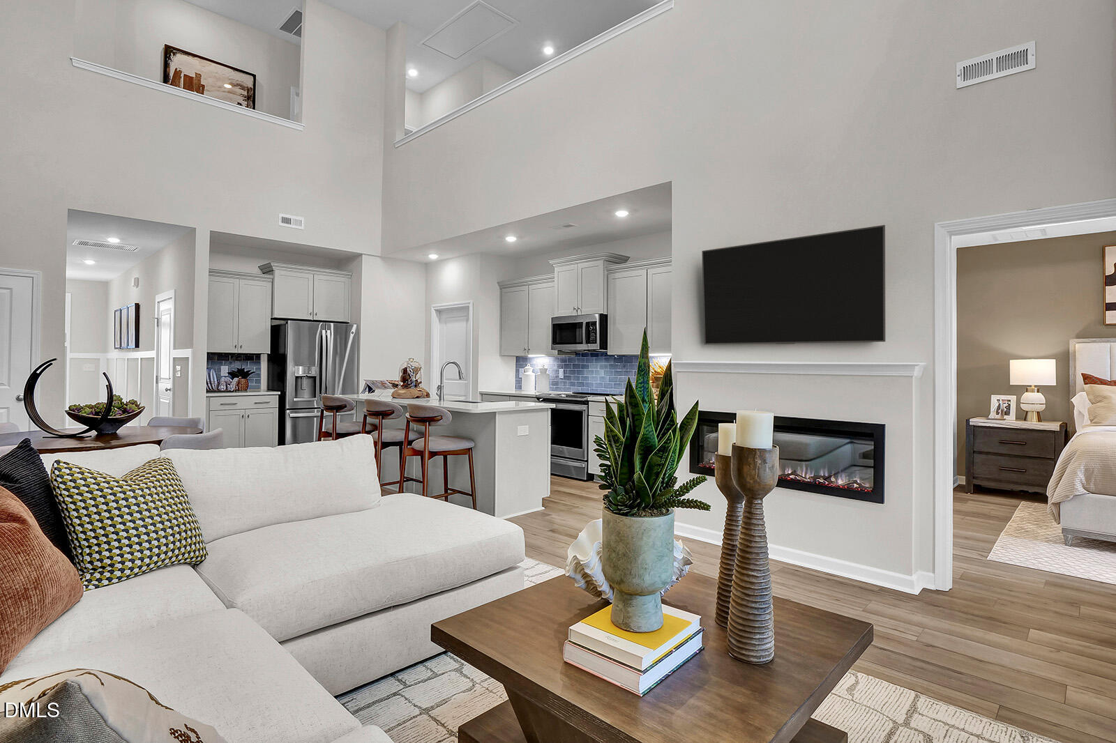 1101 Bell Heather Road, Unit 1 Durham, NC 27703 - Photo 33 of 39 MODEL Great Rm to Kitchen Grand Park