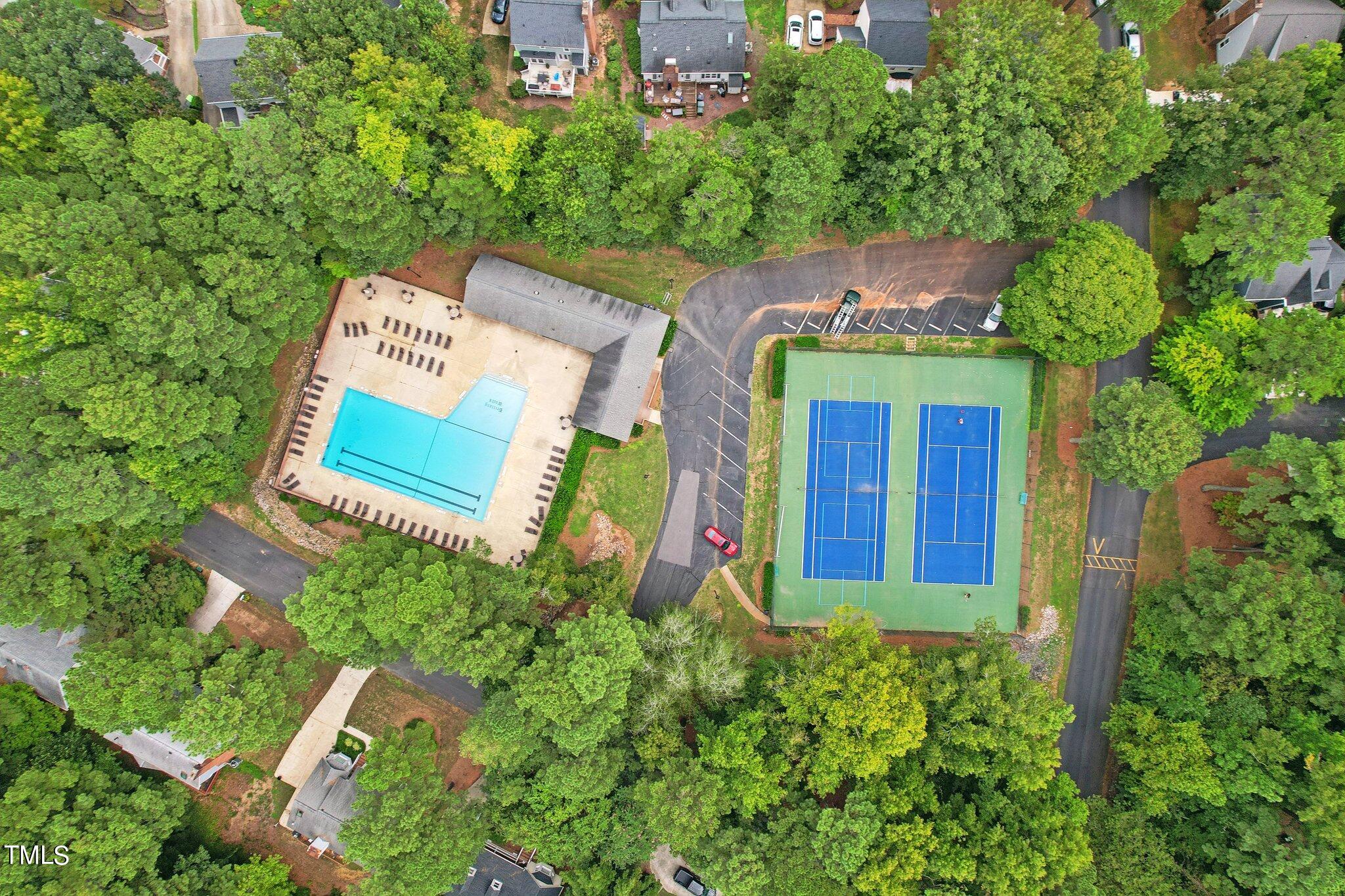 7012 Sandringham Drive Raleigh, NC 27613 - Photo 36 of 46 an aerial view of a house