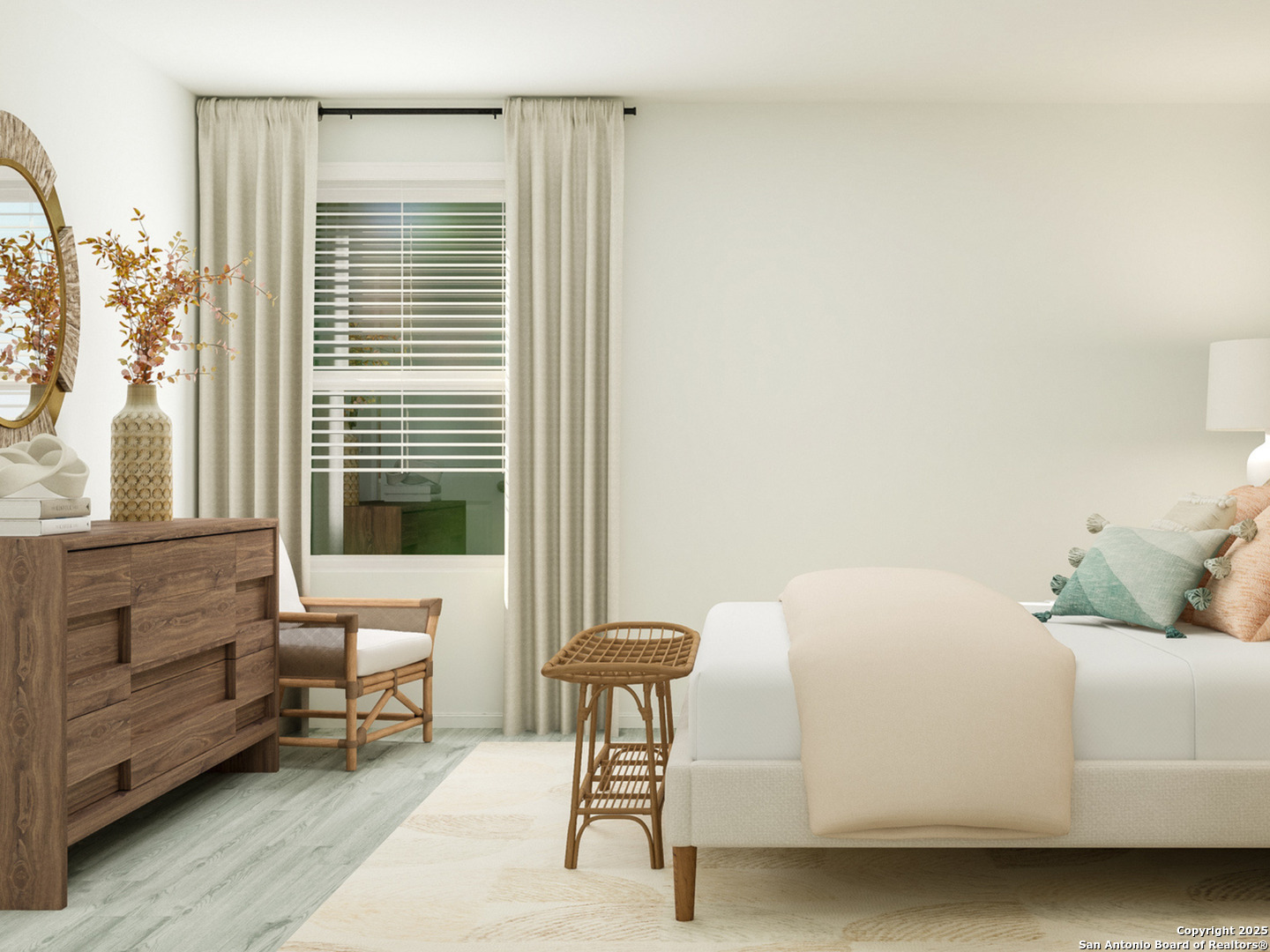 13307 Dutra Road San Antonio, TX 78221 - Photo 13 of 33 a bedroom with a bed and a chair