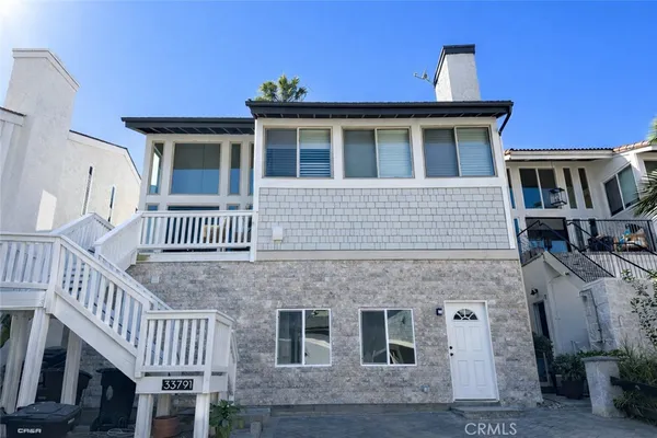 a front view of a house with entryway