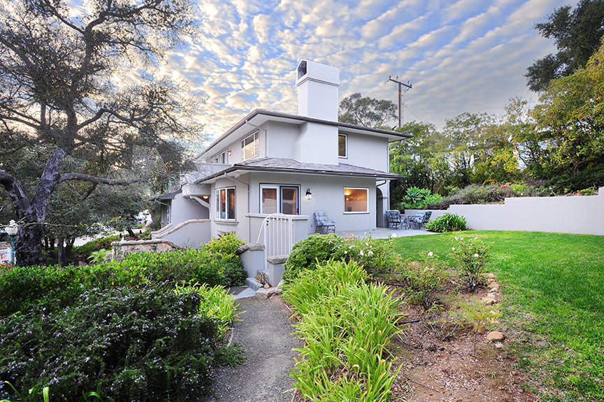 1736 Lasuen Road Santa Barbara, CA 93103 - Photo 17 of 17 a front view of a house with garden