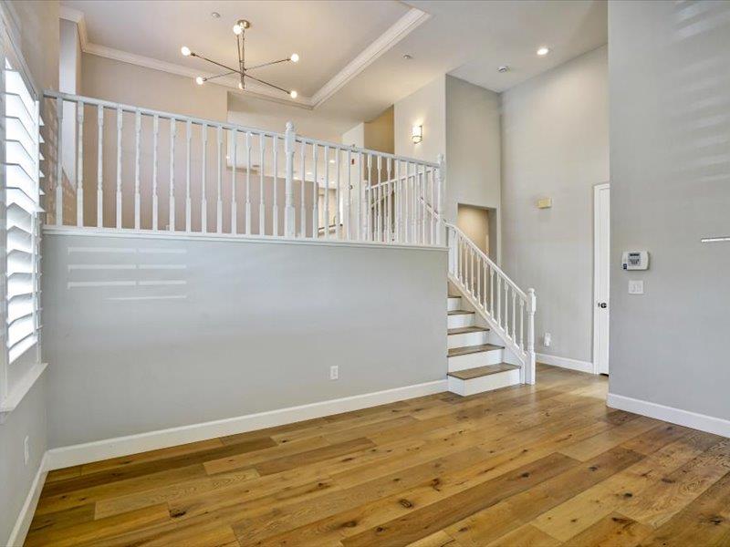 6130 Yardley Lane San Ramon, CA 94582 - Photo 8 of 46 a view of entryway with stairs and wooden floor