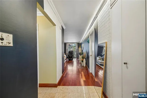 a view interior of the house and wooden floor