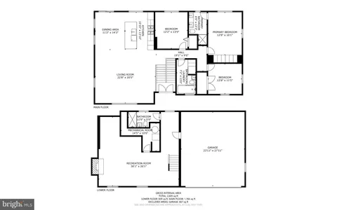 a picture of a bench in room