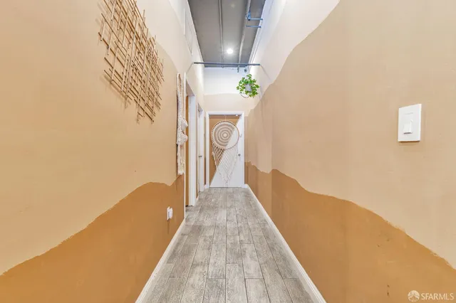 a view of a door and the entrance door of the house