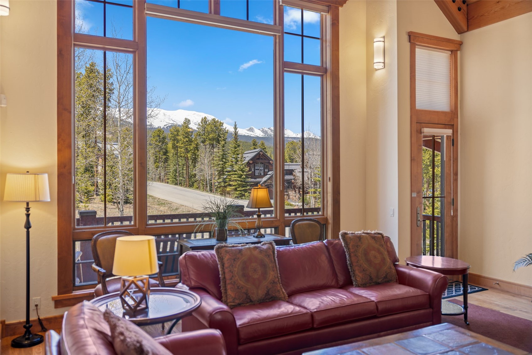 317 Timbertrail Road Breckenridge, CO 80424 - Photo 10 of 50 a living room with furniture and a large window