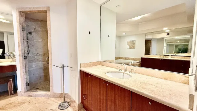 a view of balcony with furniture