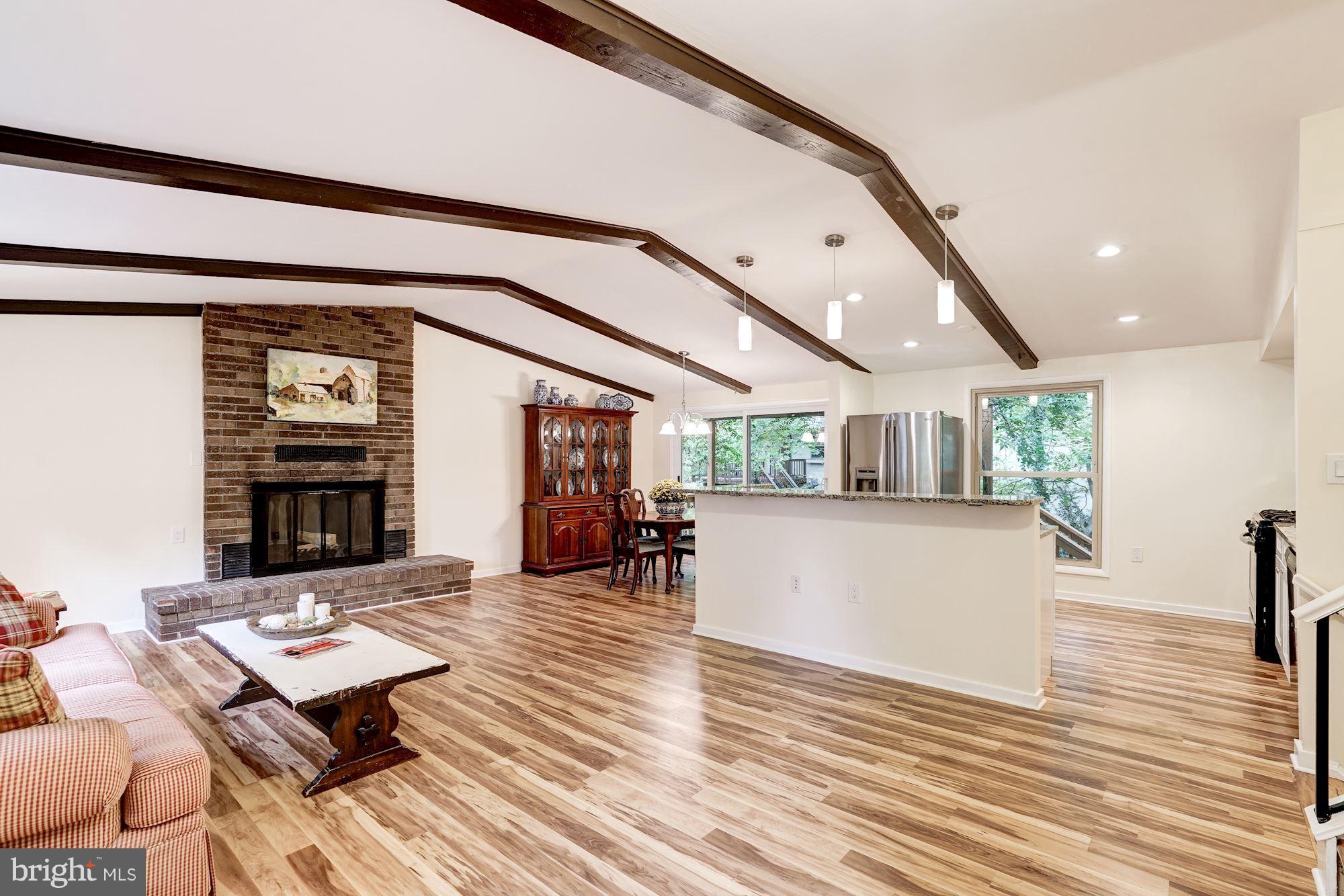 11575 Shadbush Court Reston, VA 20191 - Photo 5 of 30 Great Rm with Cathedral Ceiling & Fireplace