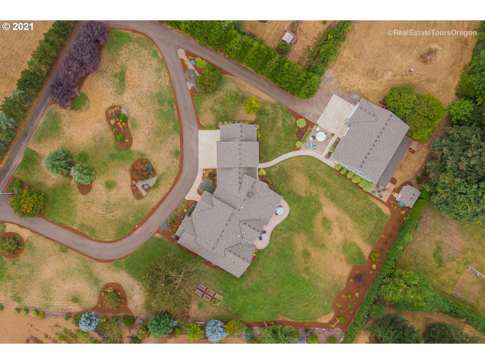 34321 Southeast Compton Road Boring, OR 97009 - Photo 32 of 32 an aerial view of a house with swimming pool